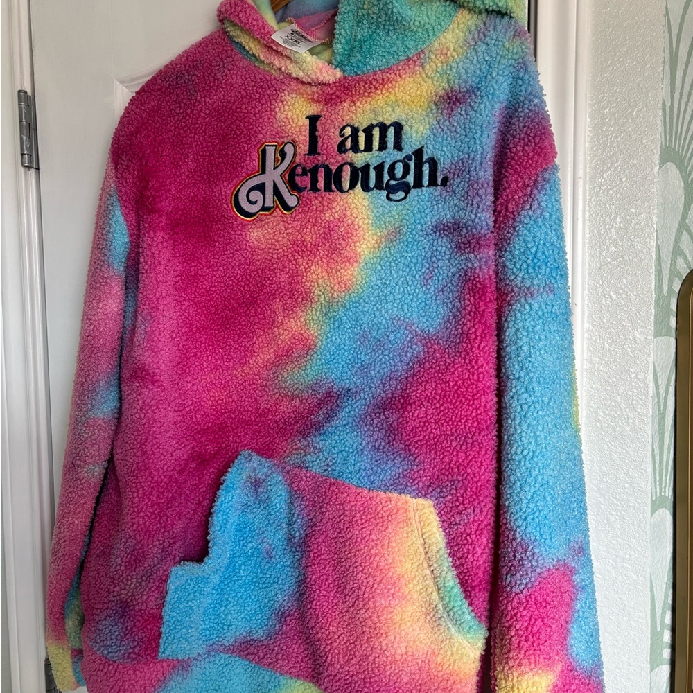 Barbie Pink and Blue Tie-Dye Hoodie - Picture 2 of 3